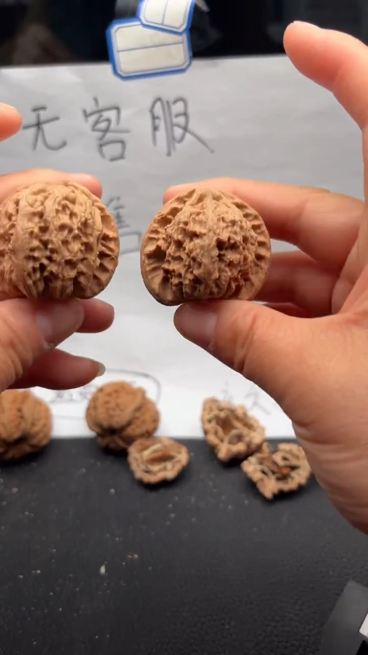 把件文玩核桃481白狮子