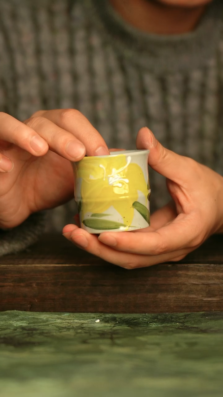 瓷器青诗集手工手绘瓷器