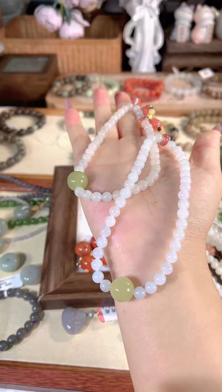 未镶嵌手链和田玉多样性发其一孤品默认微瑕