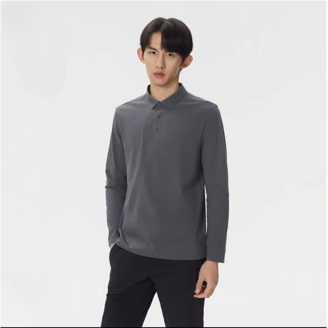 树+秋冬男女商务设计款PLO衫速干简约休闲