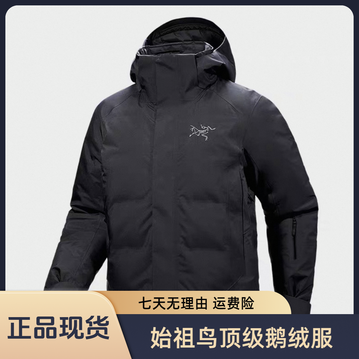 Arcteryx/始祖鸟 FISSILE SV DOWN GORE-TEX 防水 男子羽绒夹克