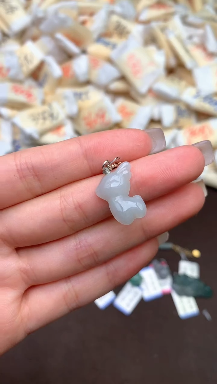 【闪购商品】翡翠挂件银S925镶嵌  — 