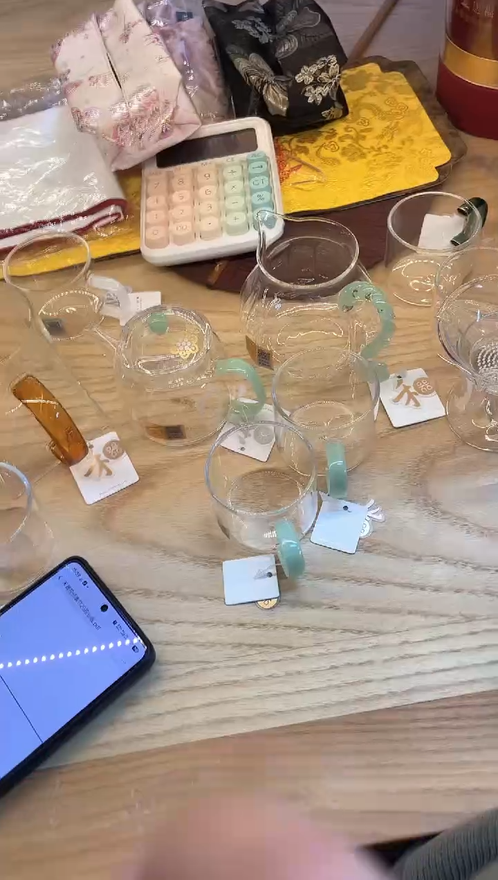 禾器/皮球花-言卿壶/浅玉+禾器/莲意茶海/浅玉+清禾杯浅玉/一对