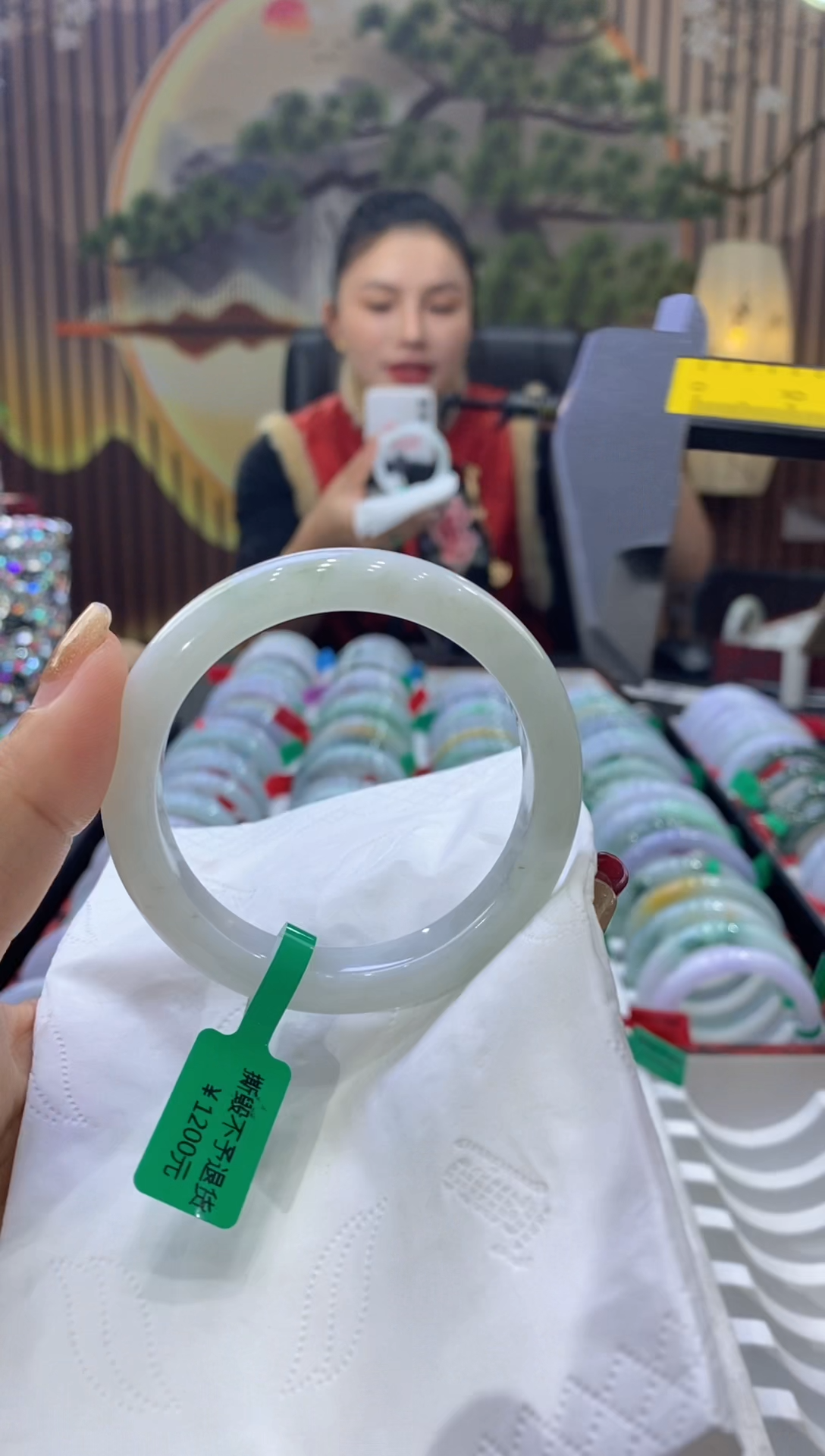 【闪购商品】翡翠手镯未镶嵌多人06205