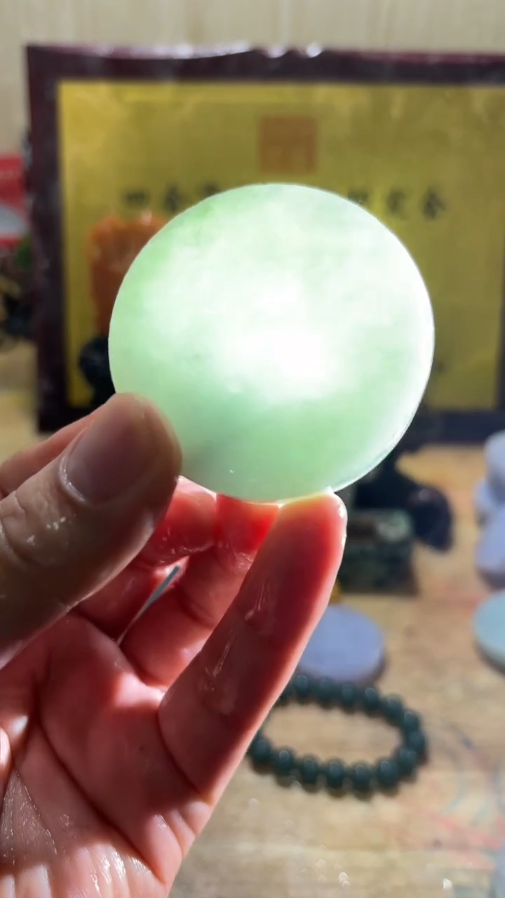 未镶嵌挂件翡翠A货常星6919