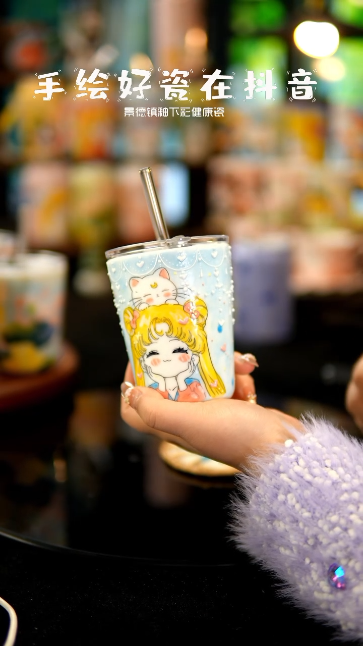 景德镇手绘陶瓷&A824