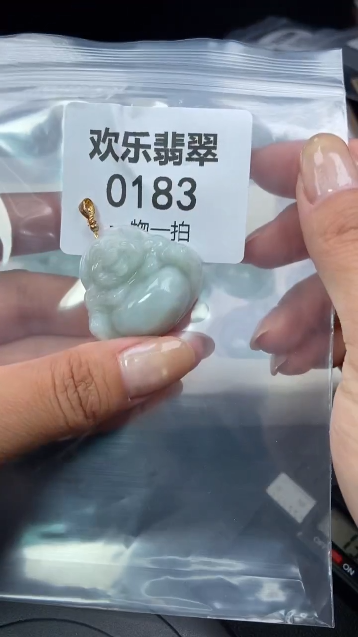 颈饰未镶嵌翡翠缅甸天然翡翠0183