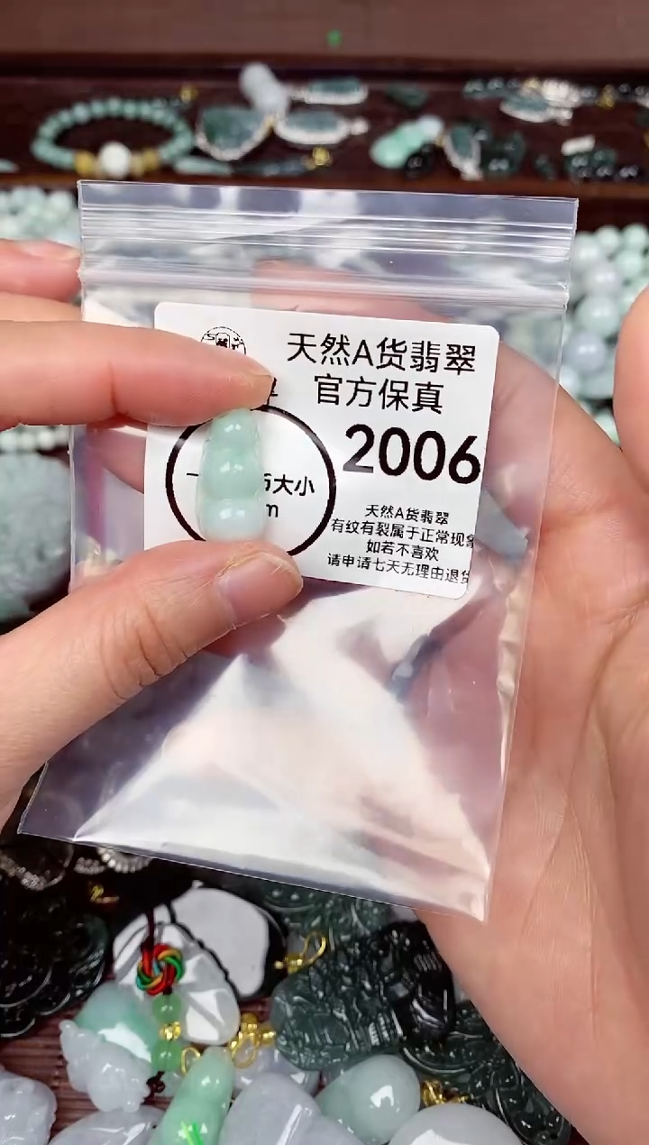 【闪购商品】翡翠颈饰未镶嵌天然A货翡翠2006