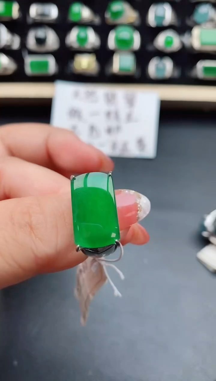 【闪购商品】翡翠戒指银S925镶嵌121212