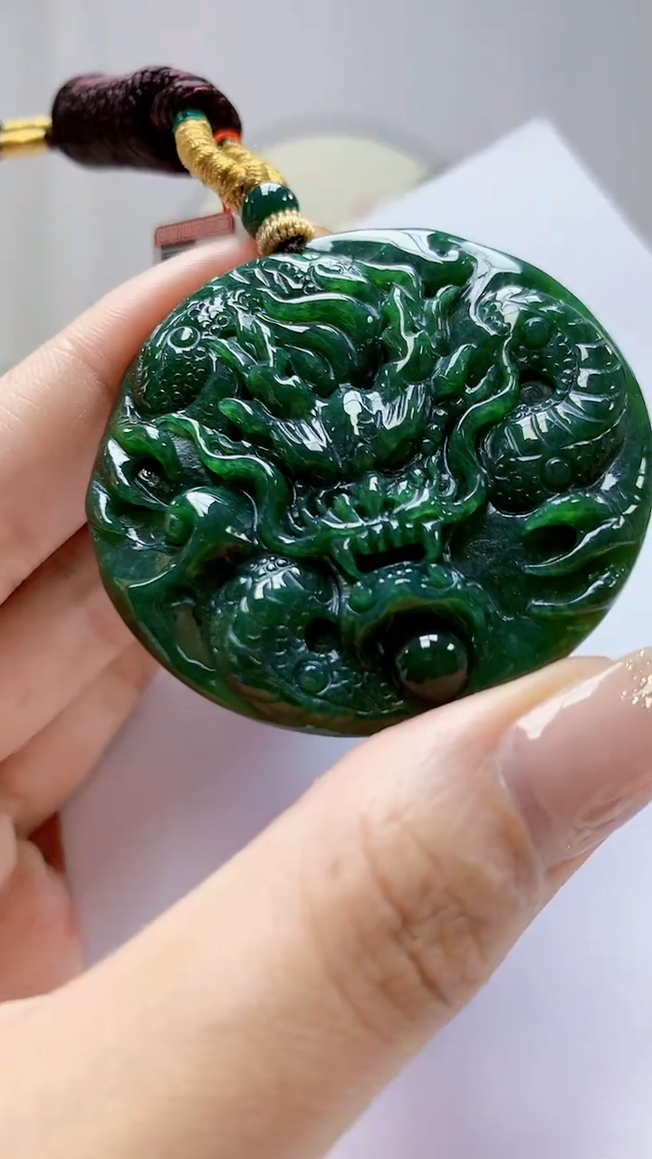 未镶嵌定制翡翠4852MM-毛货挂件32