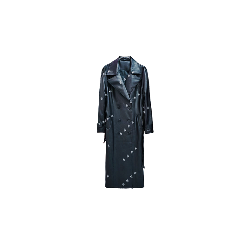 翡德莉丝【皮风衣】冰心私服分享老钱风风衣