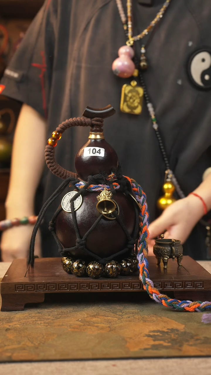 104大漆葫芦一物一拍记葫堂出品不带手串