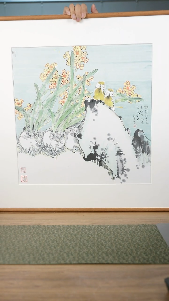 书法协会会员老师带框作品-