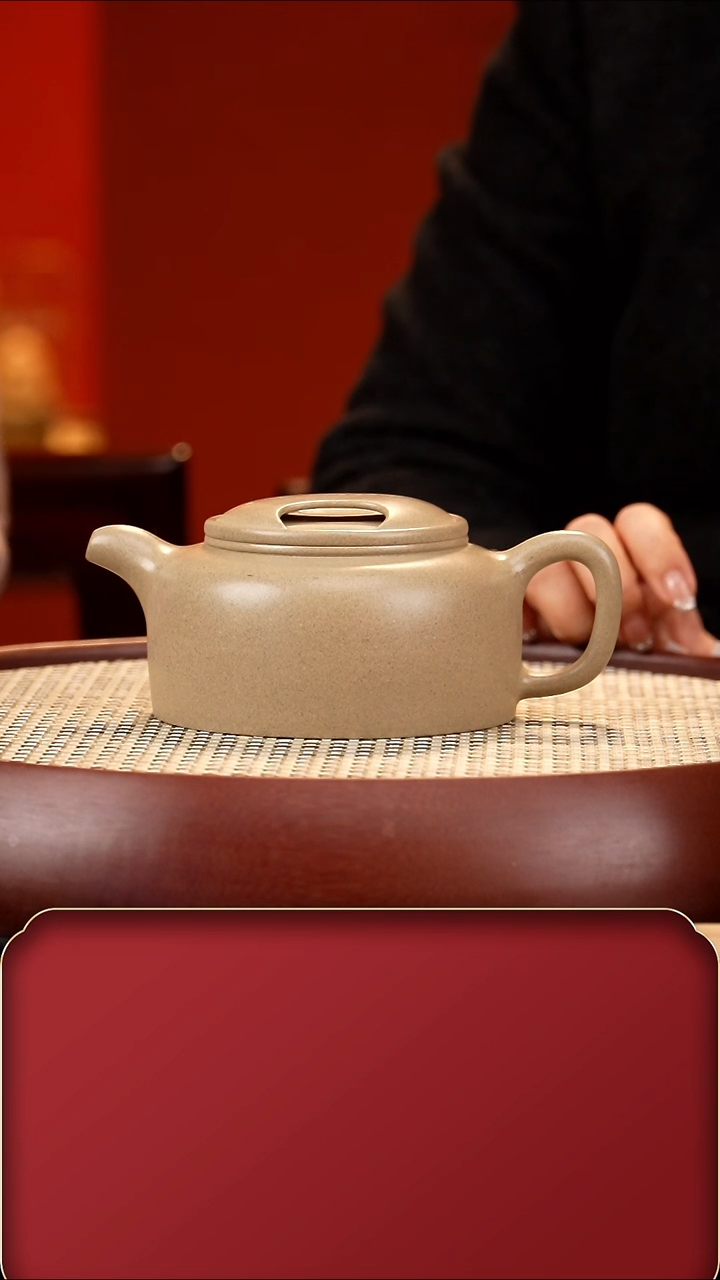 【闪购商品】紫砂茶壶WHJ牛盖莲子 青灰段430cc