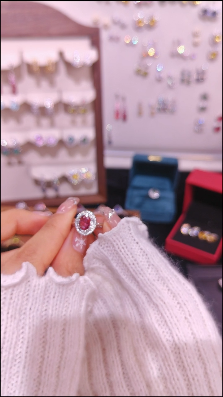 合金无红色戒指 