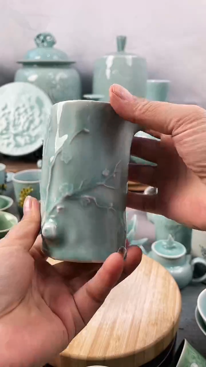 【闪购商品】特价 微瑕 慧仙青瓷