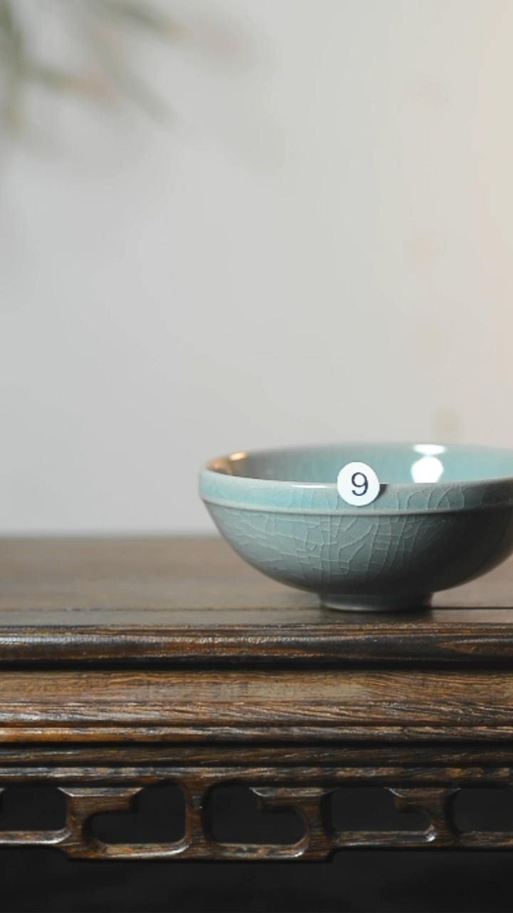 9号全品普洱杯清凉寺汝瓷