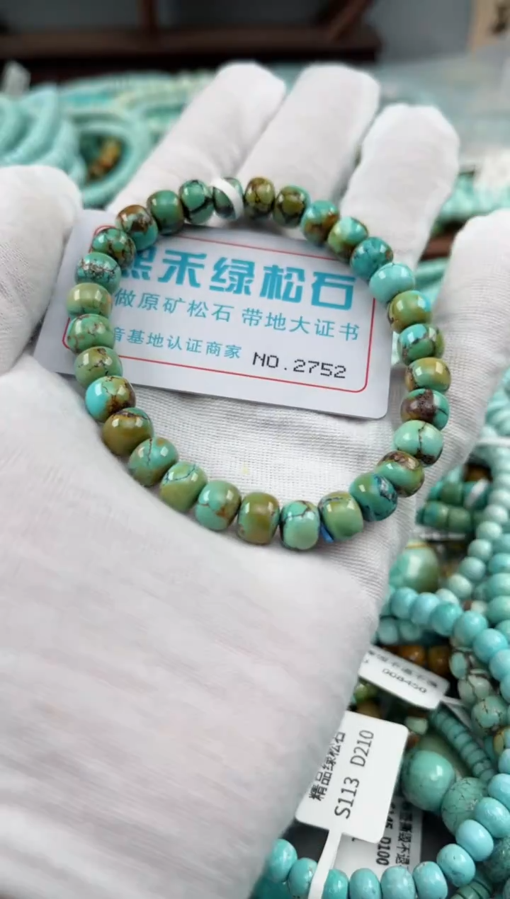 未镶嵌绿松石松石2752