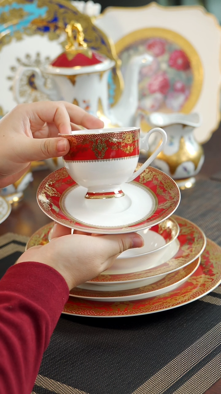 【闪购商品】瓷片200cc咖啡杯碟 福利价