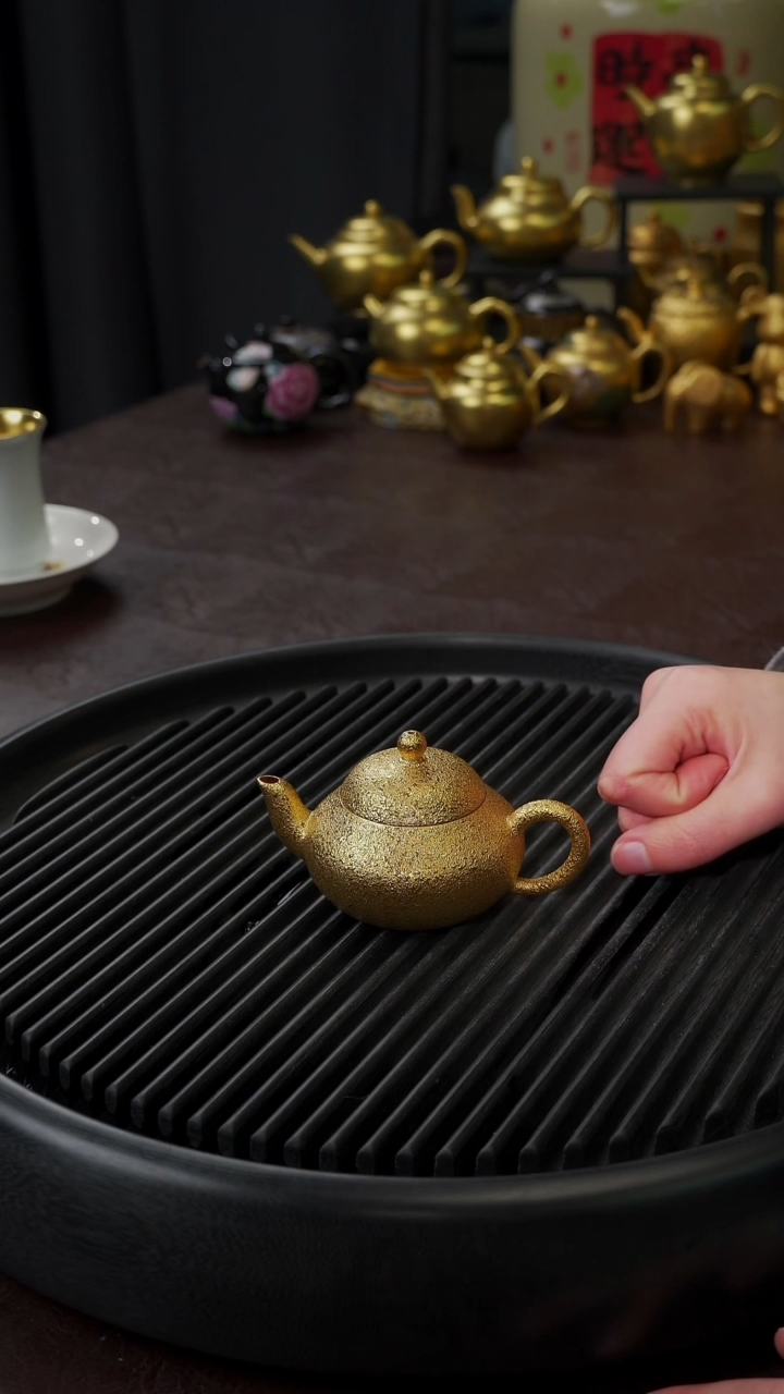 【闪购商品】杯【宜景窑鎏金】金壶19