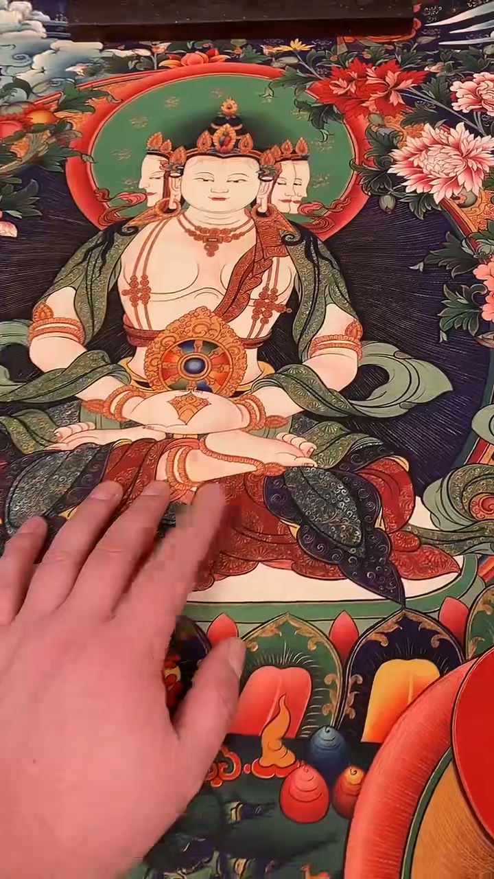 装裱画精美唐卡tk16120