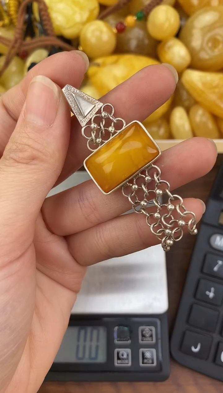 裸石琥珀未镶嵌天然琥珀蜜蜡