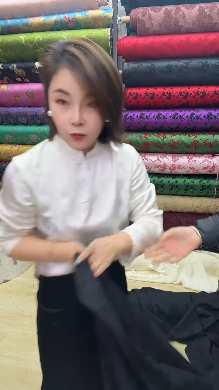 6号黑色丝毛浮雕半米