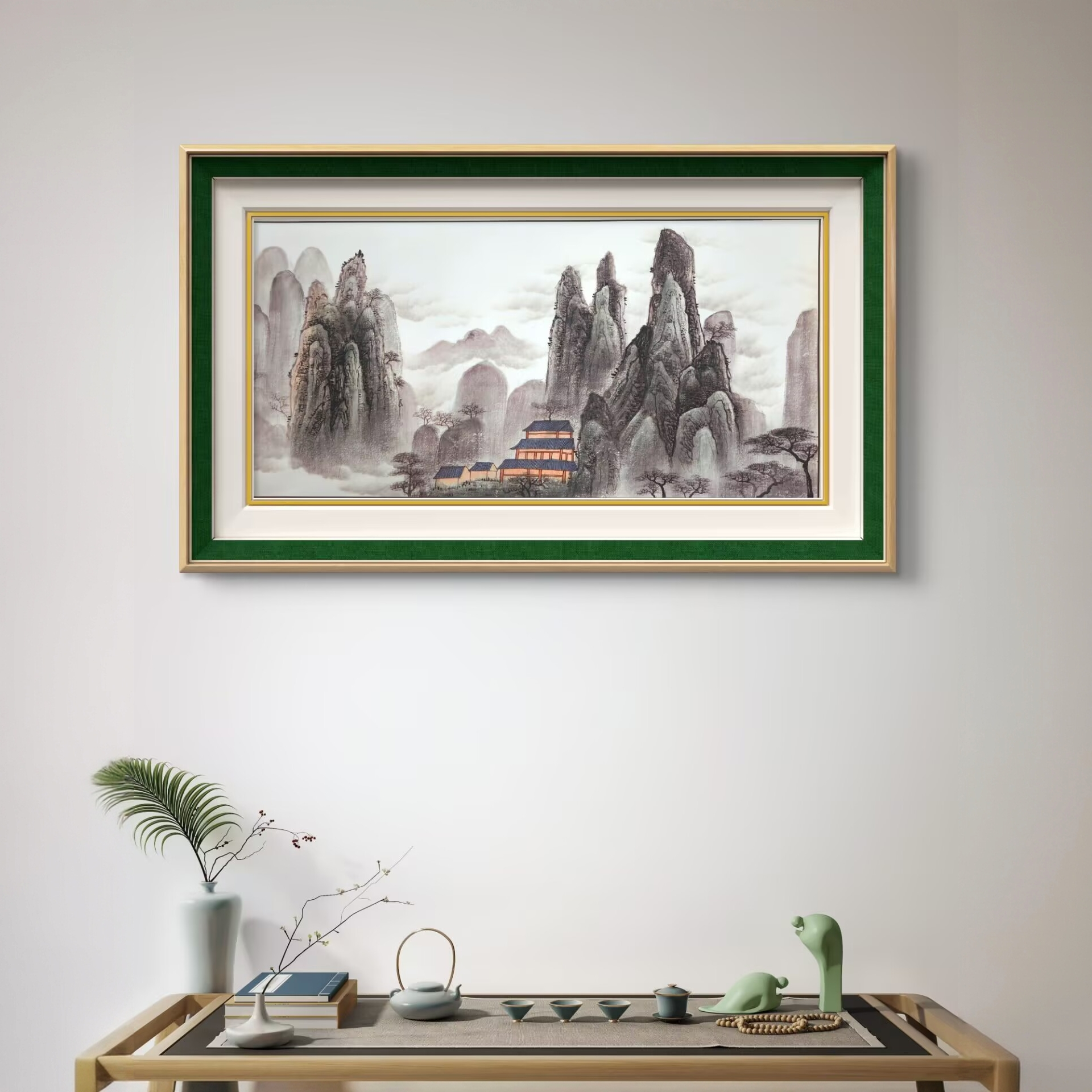 赵立鹤齐石异景7米国画