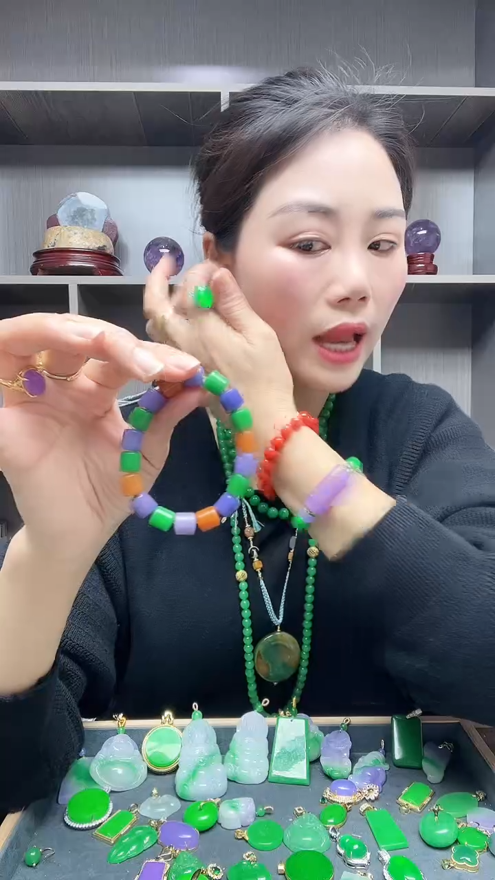 【闪购商品】翡翠手链未镶嵌手链