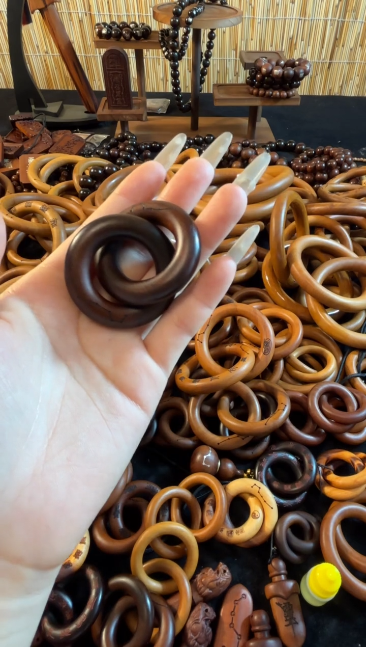 枣木雷击枣木玉华乾坤圈内径25一物一拍