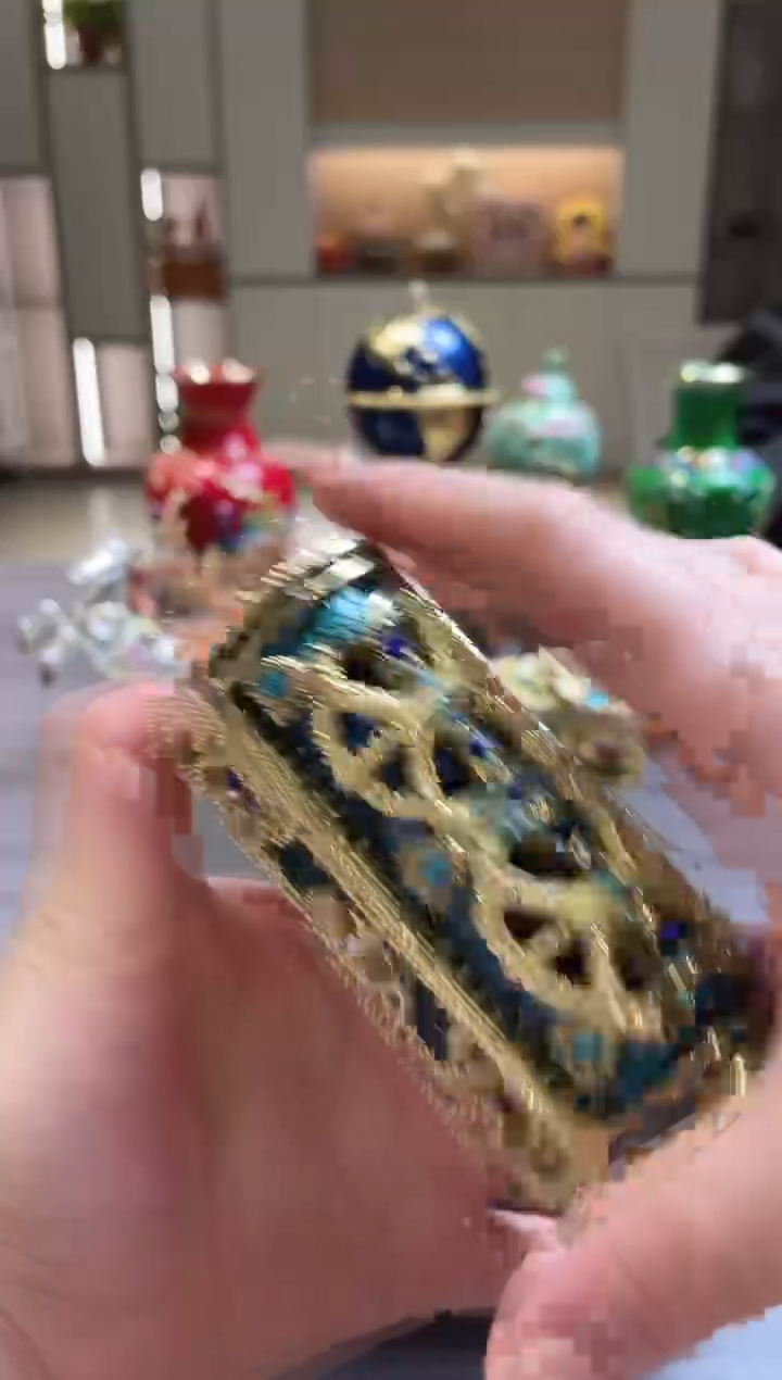 摆件七宝烧珐琅彩首饰盒