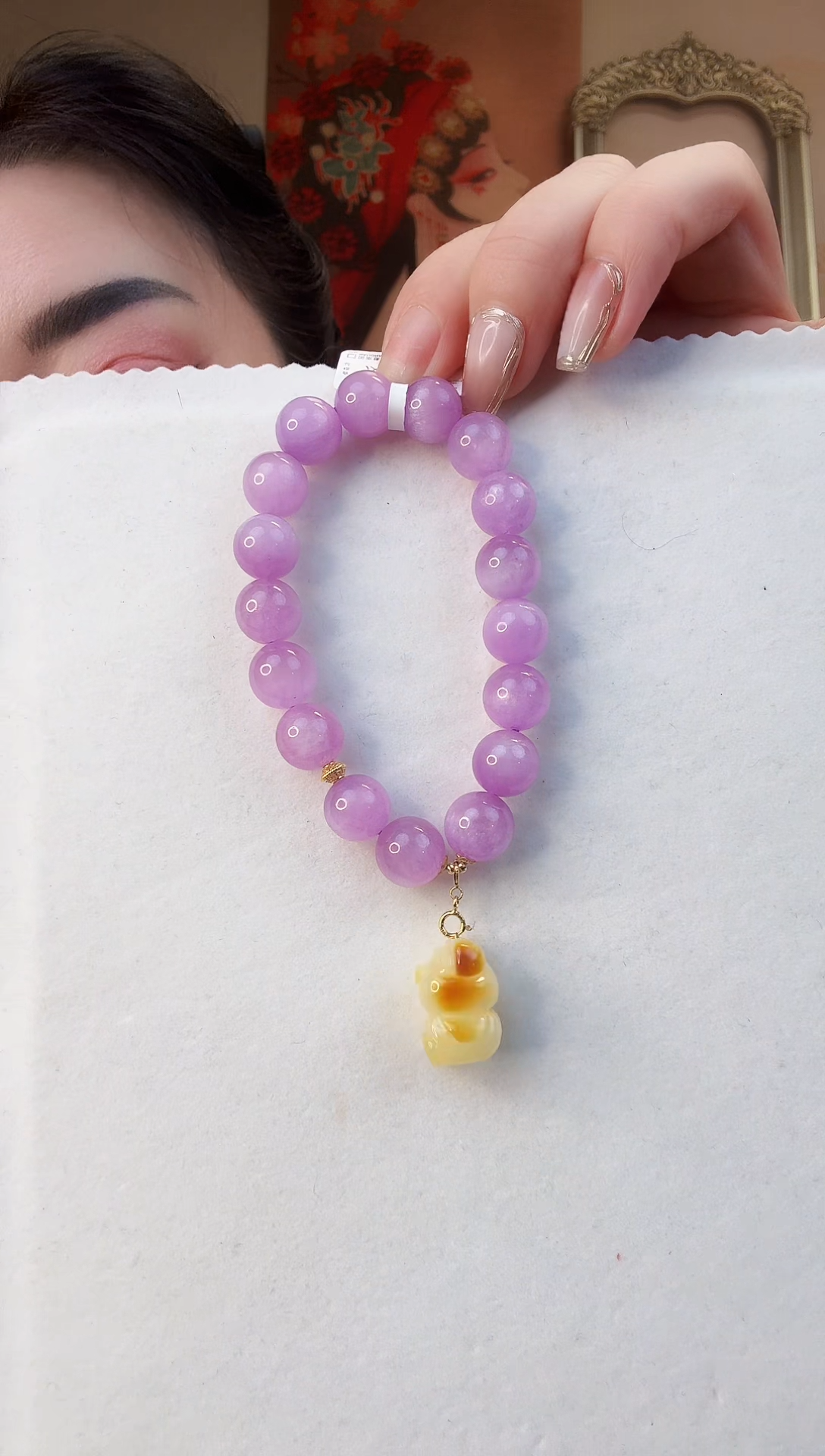 【闪购商品】锂辉石手串未镶嵌手串993约11.5左右