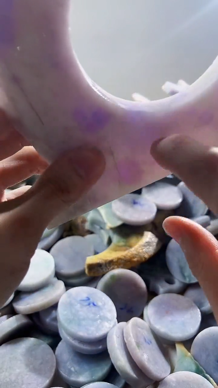 【闪购商品】翡翠裸石缅甸翡翠A货文104