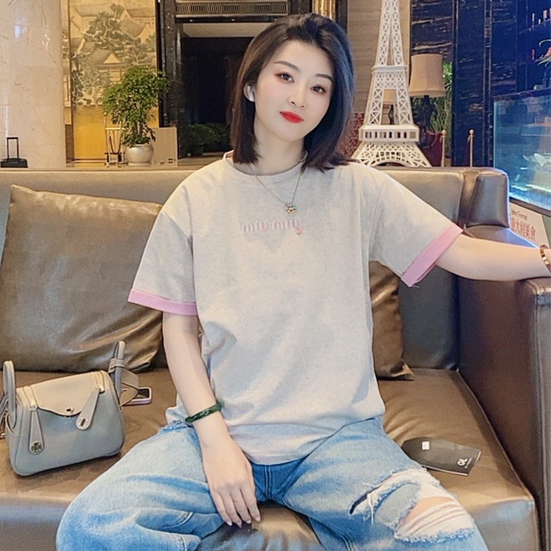 MM短袖-时尚周潮款重磅AB面短袖百搭T恤潮流宽松圆领休闲