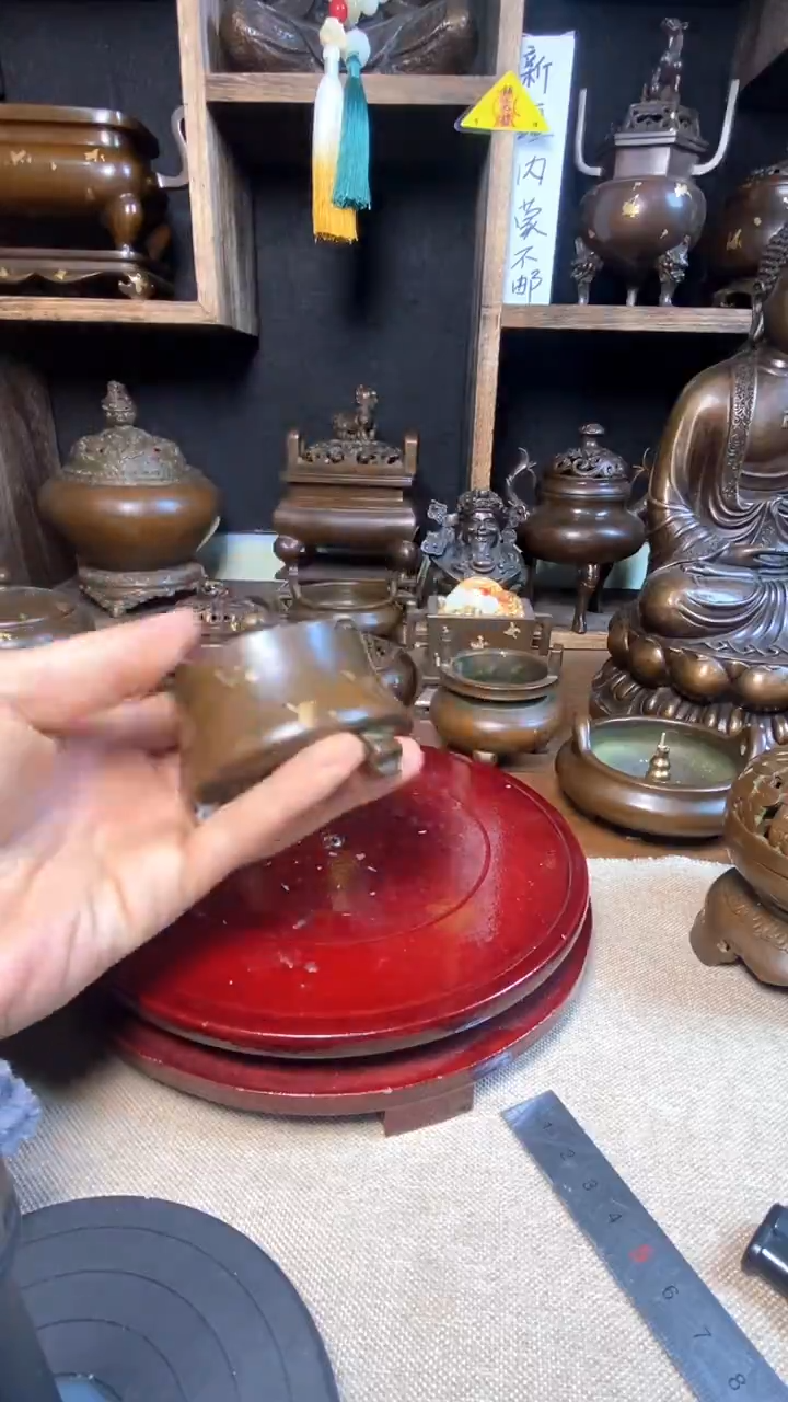 【闪购商品】苏工 普工精品铜 摆件熏香炉/摆件