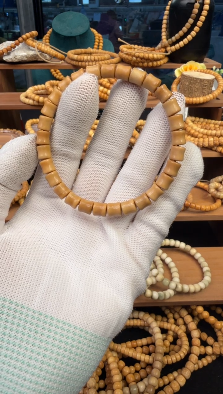 【闪购商品】菩提根/象牙果手串龙脊竹节单圈卡7*7