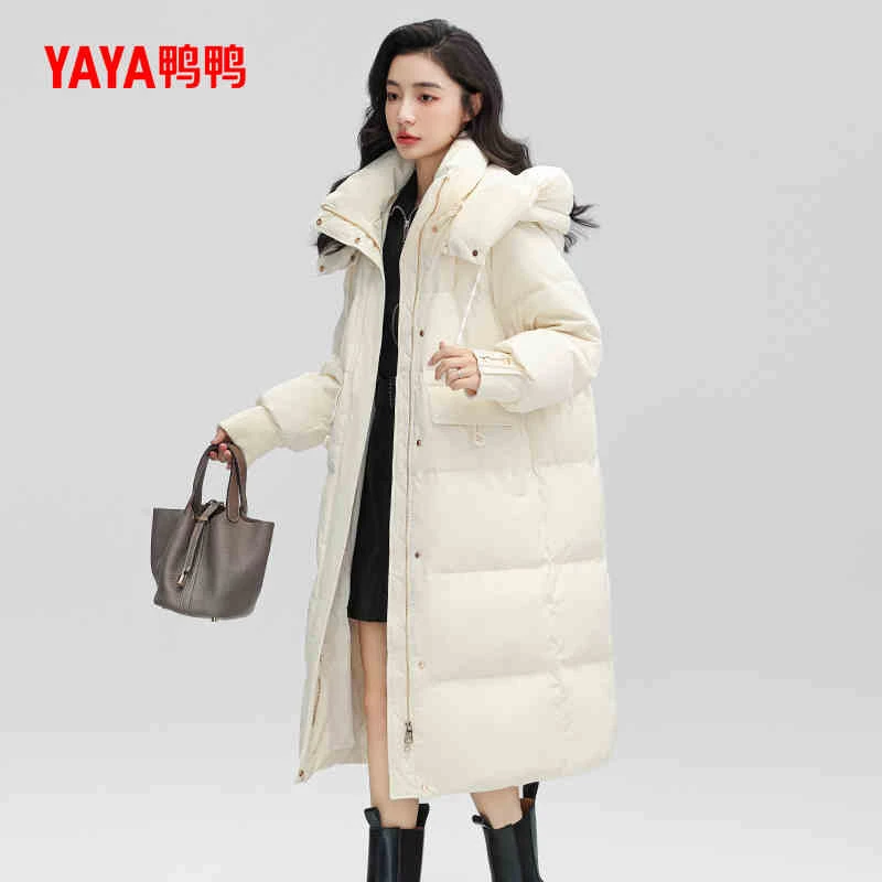 YAYA/鸭鸭【新国标90绒】冬季鸭鸭羽绒服正品官网旗舰店冬季