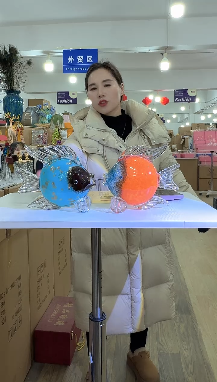 【闪购商品】无铅玻璃一对 美全花器-g-早30