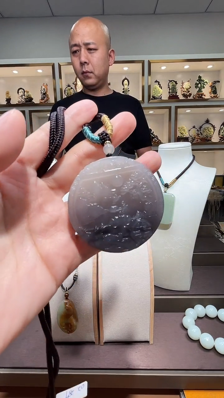 和田玉未镶嵌挂件苏