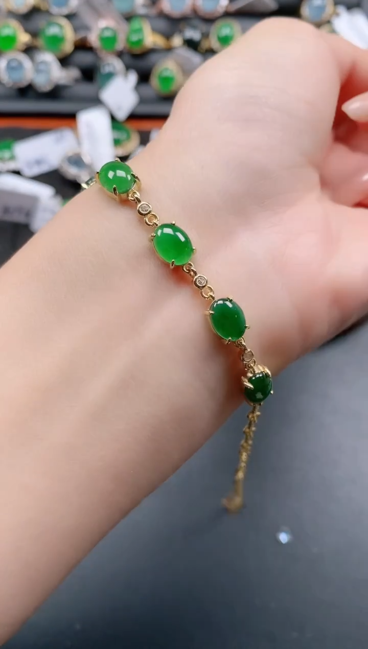 银S925镶嵌戒指翡翠111