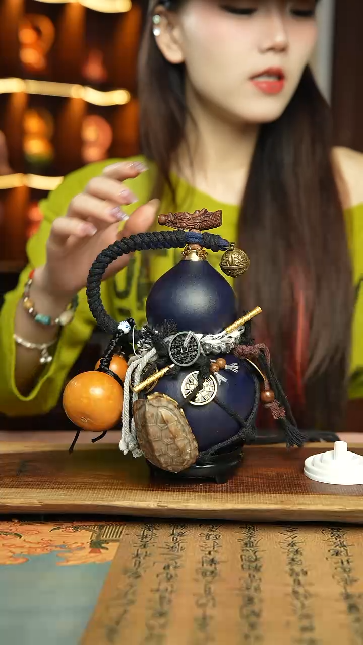43号精品大漆酒葫芦防腐防渗装水茶酒