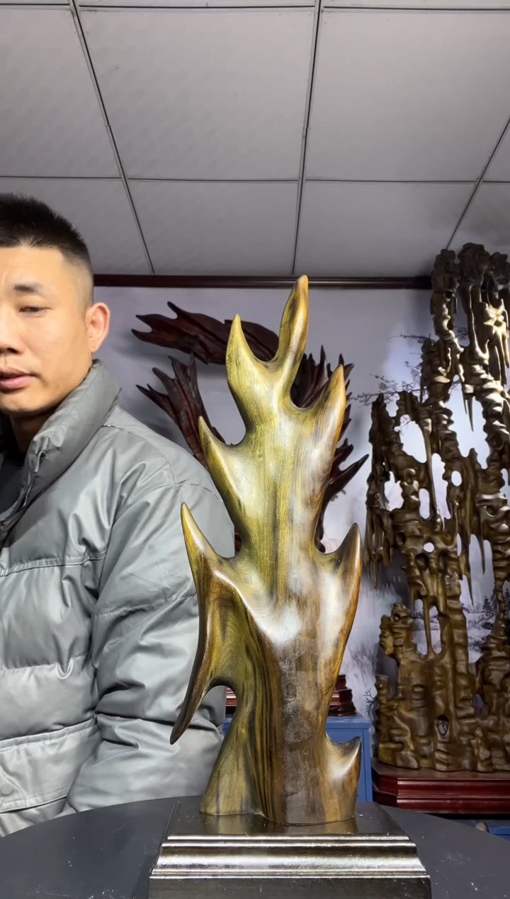 金丝楠木雕款弘**材金丝楠木工艺品摆件