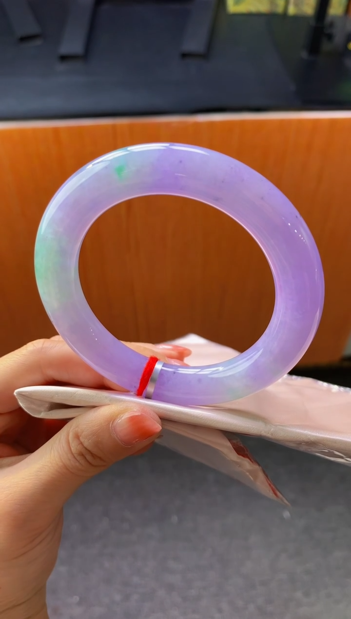 未镶嵌手镯翡翠-Q17 圈口56