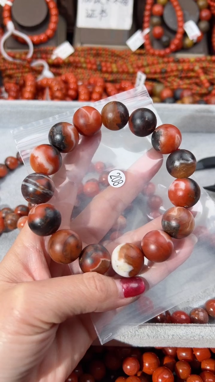 【闪购商品】南红玛瑙手串未镶嵌17