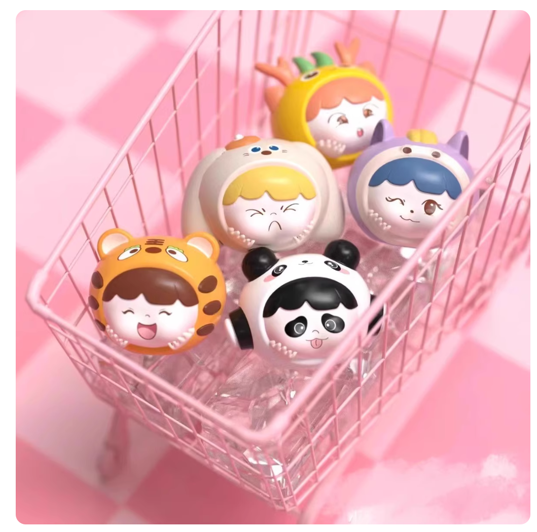 十二生肖贴贴乐盲盒潮玩