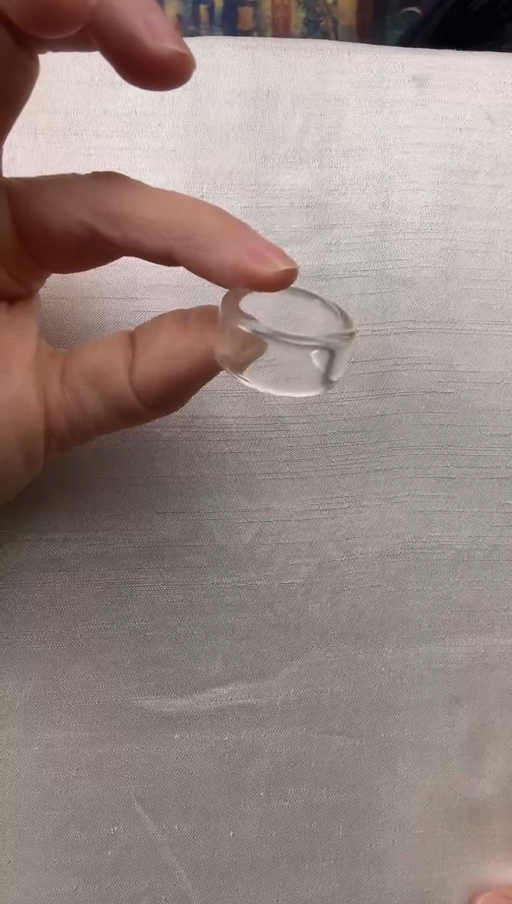 未镶嵌戒圈水晶天然