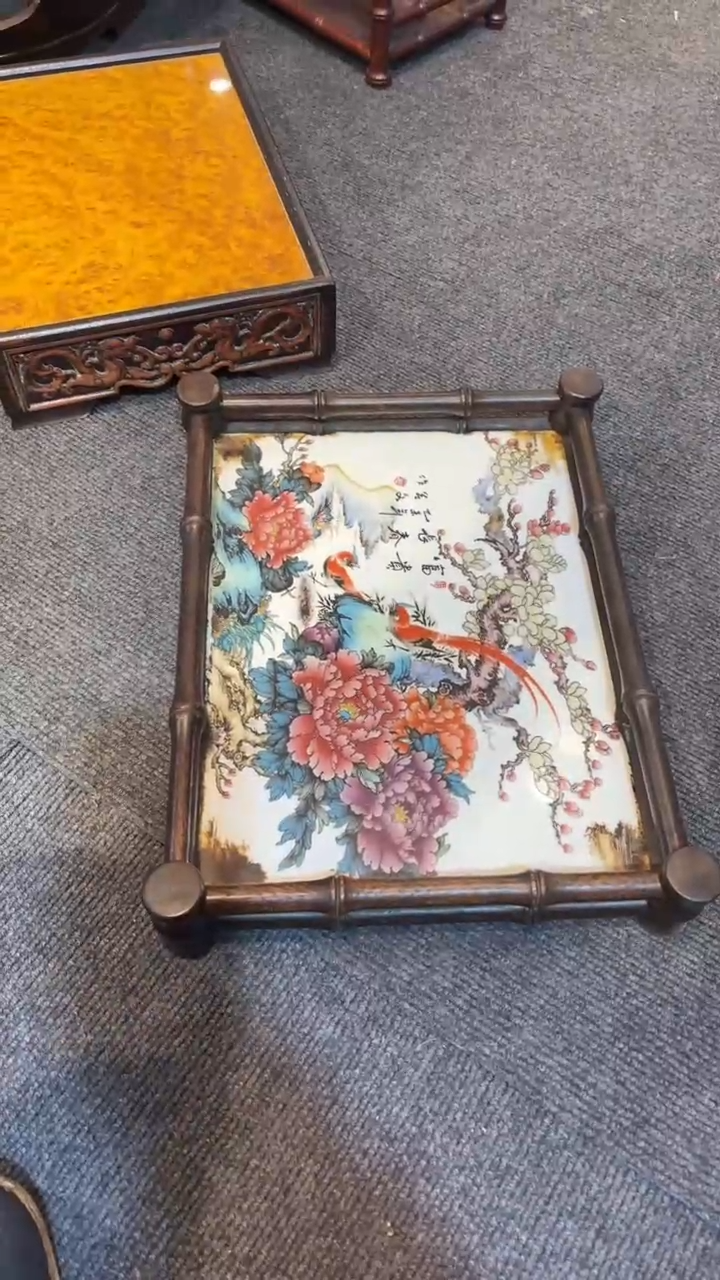 【闪购商品】木木艺瓷板画茶盘茶盘