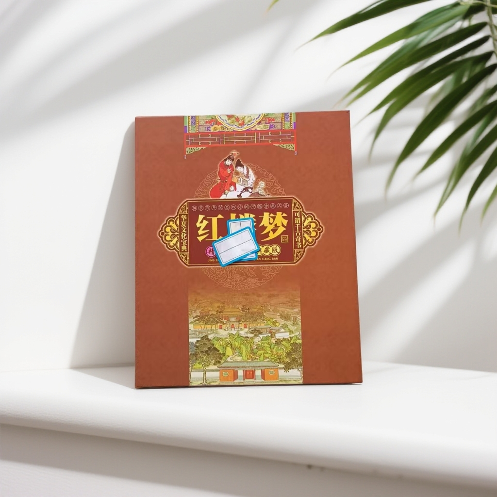 红楼纸质桌面摆件