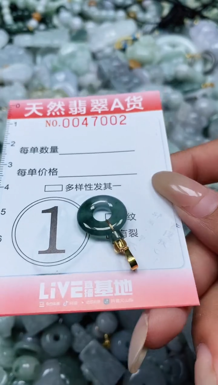 翡翠未镶嵌颈饰闪购0048702