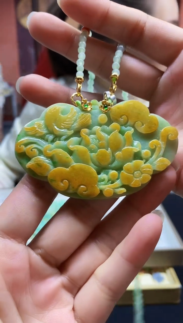 颈饰未镶嵌翡翠翡翠吊坠